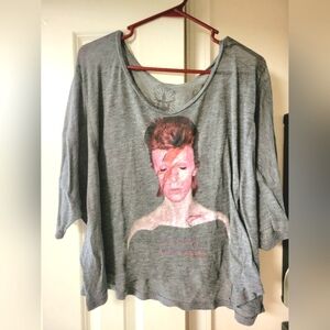 Chaser Oversized David Bowie Aladdin Sane Shirt